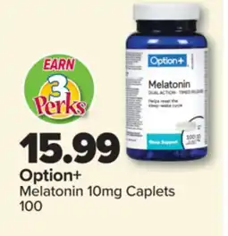 PharmaChoice Option+ Melatonin 10mg Caplets offer