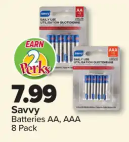 PharmaChoice Savvy Batteries AA, AAA offer