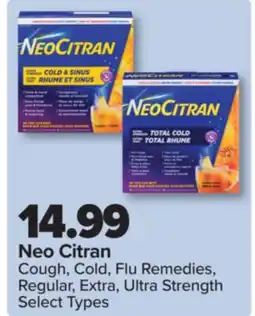 PharmaChoice Neo Citran Cough, Cold, Flu Remedies, Regular, Extra, Ultra Strength offer