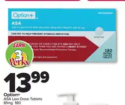 PharmaChoice Option+ Low Dose Tablets offer