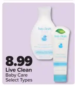 PharmaChoice Live Clean Baby Care offer