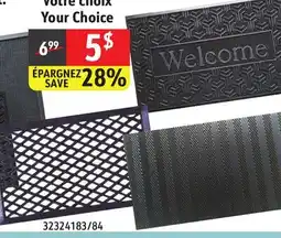 Sushi Shop Asst. Rubber Basket Mat 18×28 / 16×24 offer