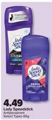 PharmaChoice Lady Speedstick Antiperspirant offer