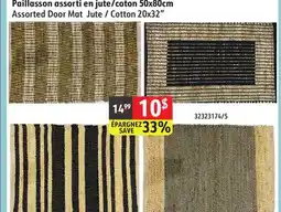 Sushi Shop Assorted Door Mat Jute / Cotton 20x32 offer