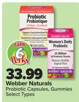 PharmaChoice Webber Naturals Probiotic Capsules, Gummies offer