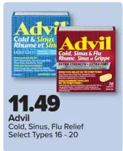 PharmaChoice Advil Cold, Sinus, Flu Relief offer