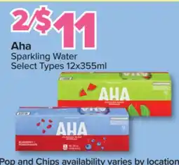 PharmaChoice Aha Sparkling Water offer