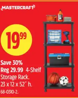 Canadian Tire 4-Shelf Storage Rack offer