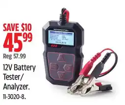 Canadian Tire 12V Battery Tester/ Analyzer offer