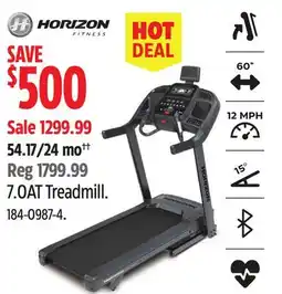 Canadian Tire 7.0AT Treadmill offer