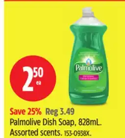 Canadian Tire Palmolive Dish Soap offer