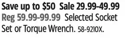 Canadian Tire Set or Torque Wrench offer