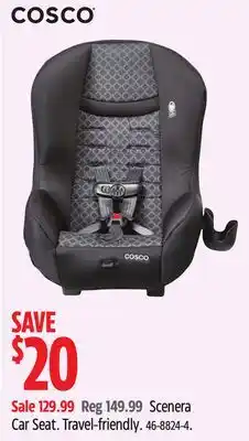 Canadian Tire Scenera Car Seat offer