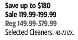 Canadian Tire Selected Cleaners offer
