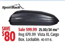 Canadian Tire Vista XL Cargo Box offer
