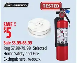 Canadian Tire Selected Home Safety and Fire Extinguishers offer