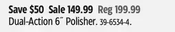 Canadian Tire Simoniz Dual-Action 6˝ Polisher offer