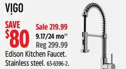 Canadian Tire Edison Kitchen Faucet. Stainless steel offer