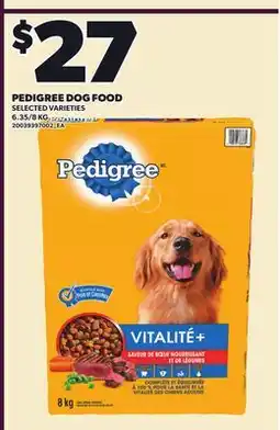 Loblaws PEDIGREE DOG FOOD, 6.35/8 KG offer