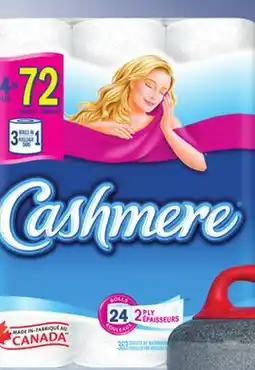 Loblaws CASHMERE BATHROOM TISSUE, 24=72 ROLLS offer