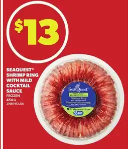 Loblaws SEAQUEST SHRIMP RING WITH MILD COCKTAIL SAUCE offer