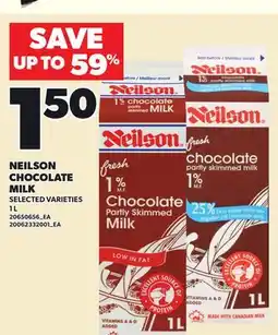 Loblaws NEILSON CHOCOLATE MILK offer