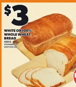 Loblaws WHITE OR 100% WHOLE WHEAT BREAD offer