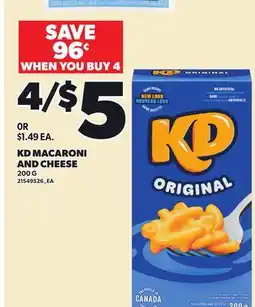 Loblaws KD MACARONI AND CHEESE offer