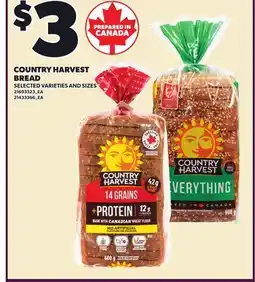 Loblaws COUNTRY HARVEST BREAD offer