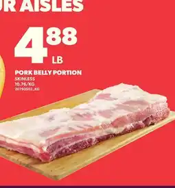 Loblaws PORK BELLY PORTION offer