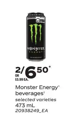 Loblaws MONSTER ENERGY BEVERAGES† offer