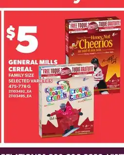 Loblaws GENERAL MILLS CEREAL offer