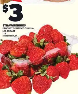 Loblaws STRAWBERRIES, 1 LB offer