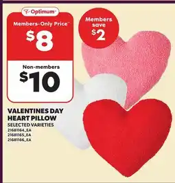 Loblaws VALENTINES DAY HEART PILLOW offer