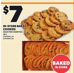 Loblaws IN-STORE BAKED COOKIES, 18'S offer