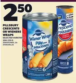 Loblaws PILLSBURY CRESCENTS OR WIENERS WRAPS offer