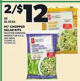 Loblaws PC CHOPPED SALAD KITS offer