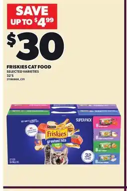 Loblaws FRISKIES CAT FOOD, 32'S offer