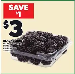 Loblaws BLACKBERRIES offer