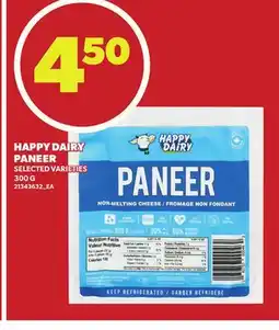 Loblaws HAPPY DAIRY PANEER offer