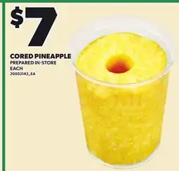 Loblaws CORED PINEAPPLE offer