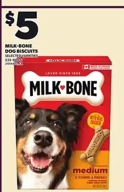 Loblaws MILK-BONE DOG BISCUITS offer