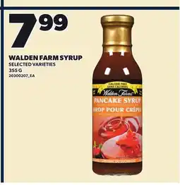 Loblaws WALDEN FARM SYRUP offer