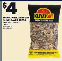 Loblaws PRIGAT OR KLIYAT GAT SUNFLOWER SEEDS offer