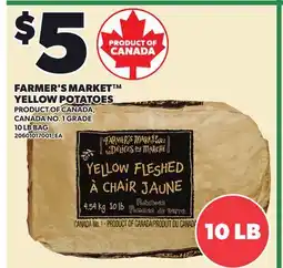 Loblaws FARMER'S MARKET YELLOW POTATOES offer