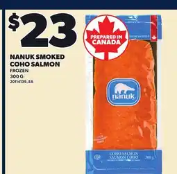 Loblaws NANUK SMOKED COHO SALMON offer