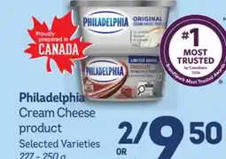 Loblaws PHILADELPHIA CREAM CHEESE PRODUCT offer