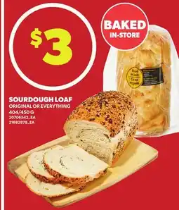 Loblaws SOURDOUGH LOAF, 404/450 G offer