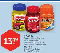 IDA Pharmacy TYLENOL or MOTRIN offer