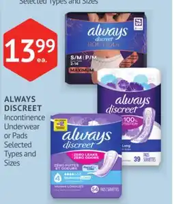 IDA Pharmacy ALWAYS DISCREET offer